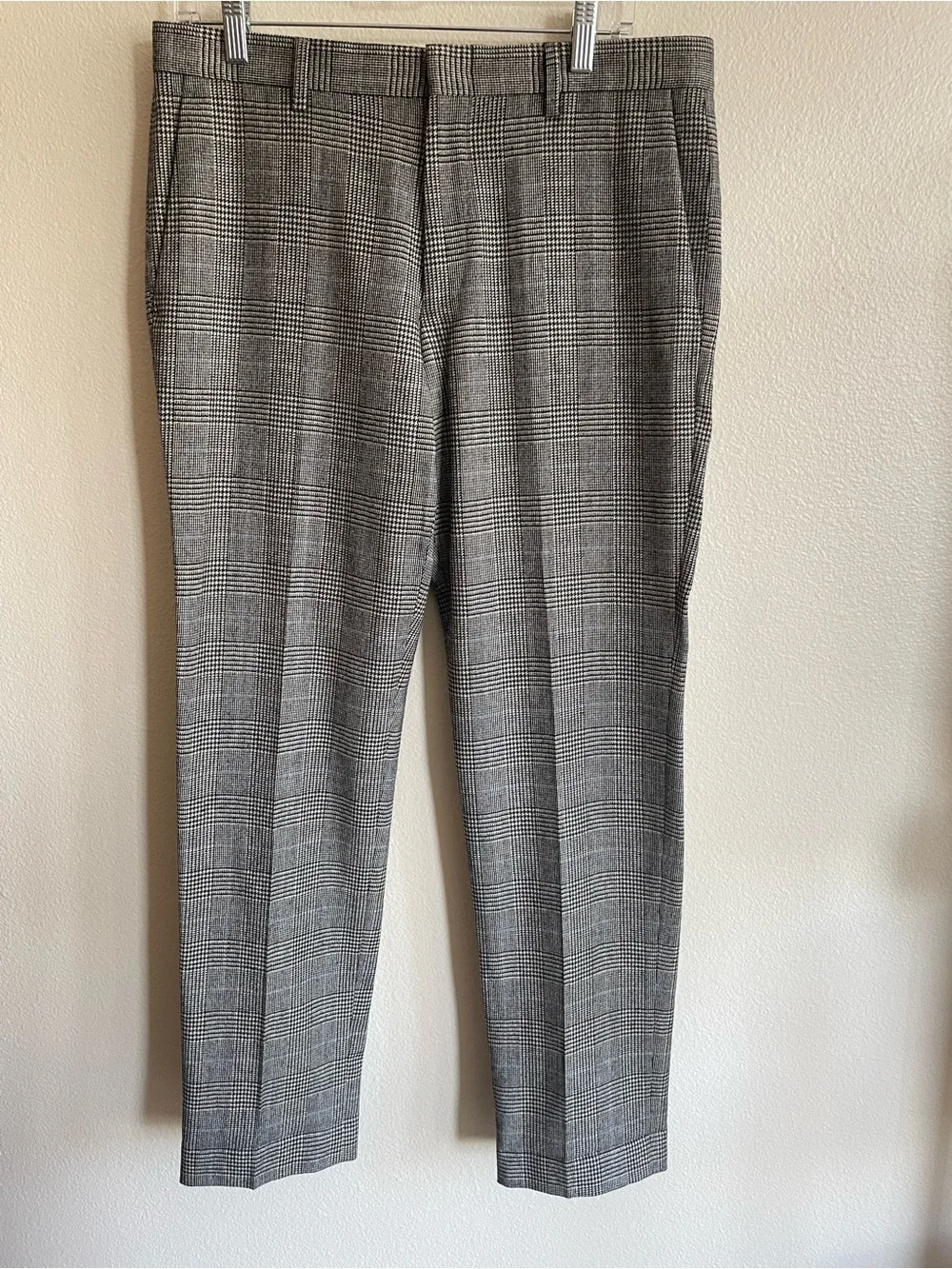 J. Crew Slim Ludlow Black and Tan Wool Dress Pants - Size W32 L32